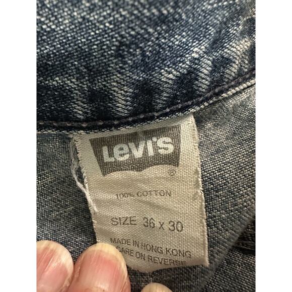 Vtg. Silvertab Levi’s Mens Baggy Carpenter Jeans 36X30‎ (Actual 29) Y2K Skater - Picture 14 of 14